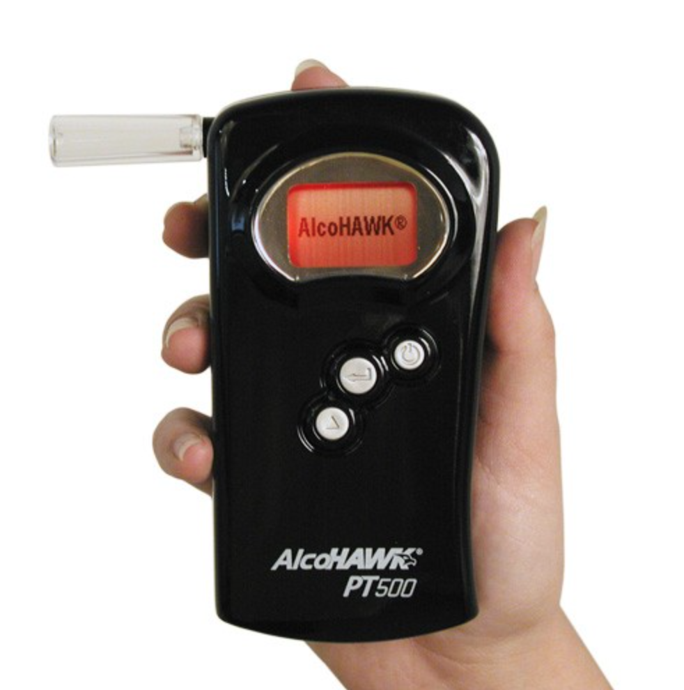 AlcoHAWK PT500 Professional Breathalyzer Kit + Free Calibration