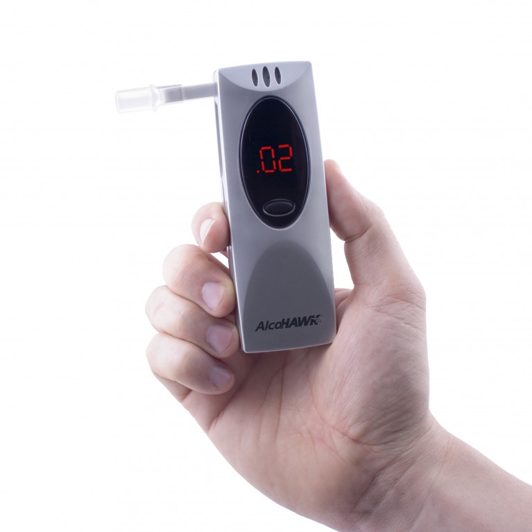 AlcoHAWK Slim Breathalyzer, Digital Breath Alcohol Tester