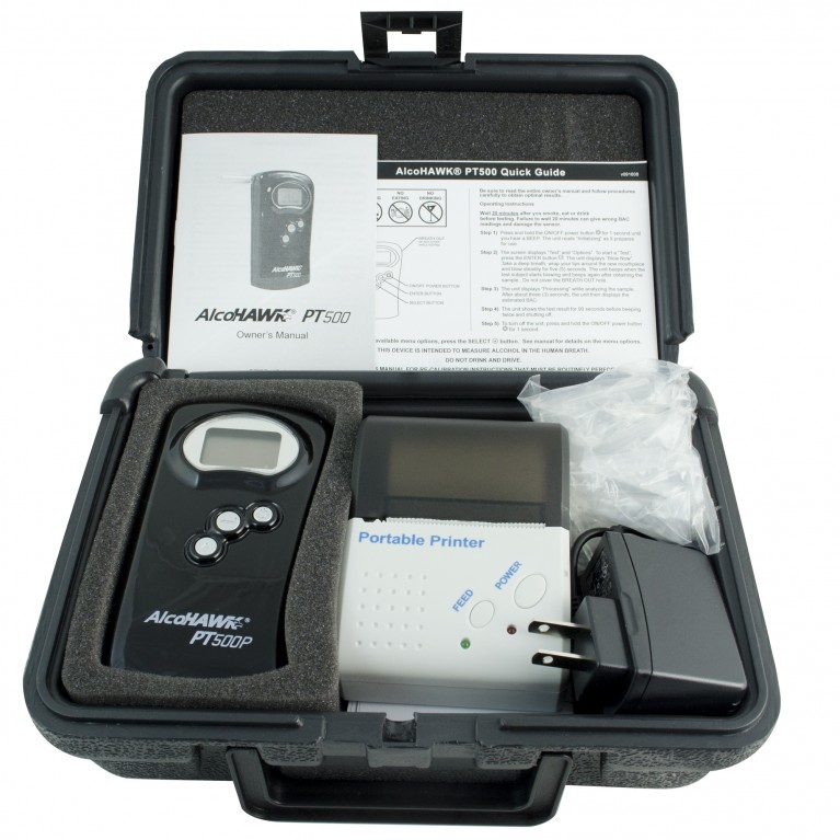 AlcoHAWK PT500P Professional Breathalyzer Kit